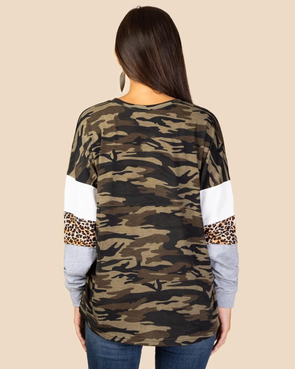 90400 - Spirit Jersey with Leopard Sleeves