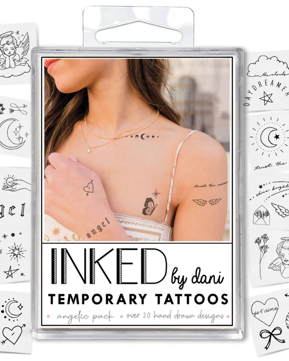 Angelic Temporary Tattoo Pack