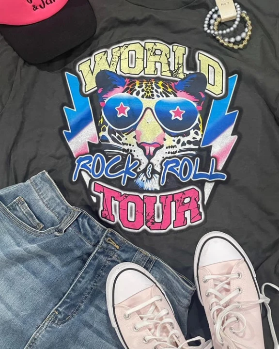 World Tour Rock and Roll Tee