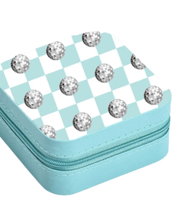Disco Ball Square Jewelry Case