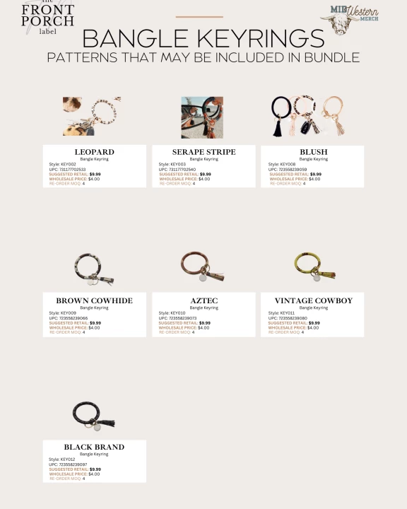 Bangle Keyring Bundle