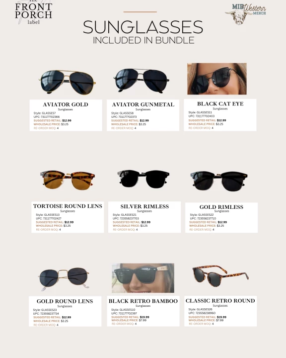 Sunglasses Bundle