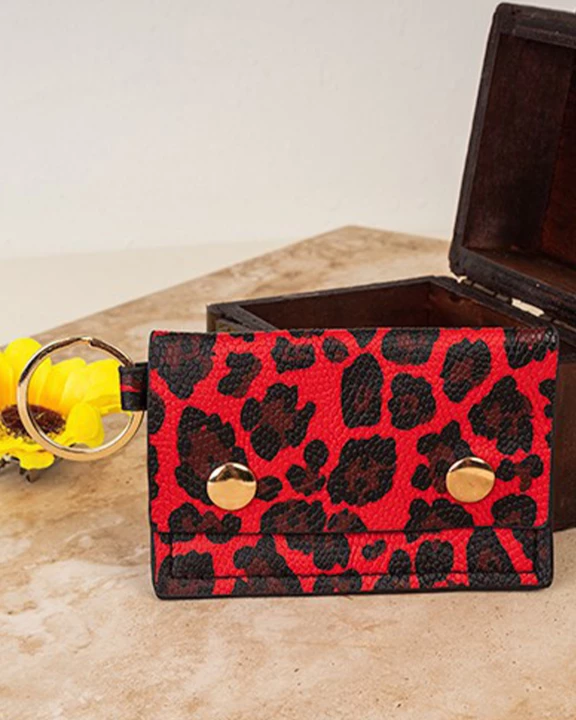 3040 - Leopard Print Coin Purse
