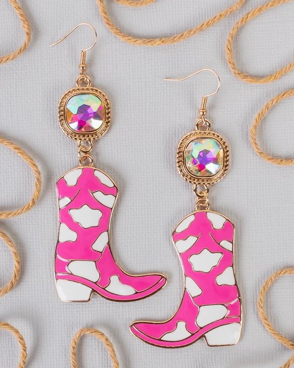 93297 - Cowboy Boot Earrings