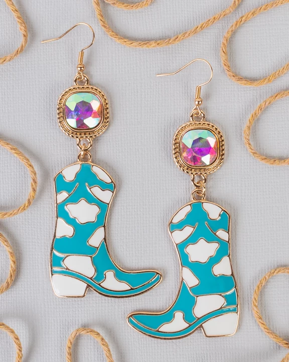 93297 - Cowboy Boot Earrings