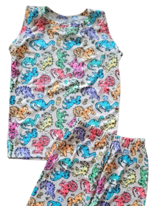 AVA's Dino Tank Top & Shorts Set